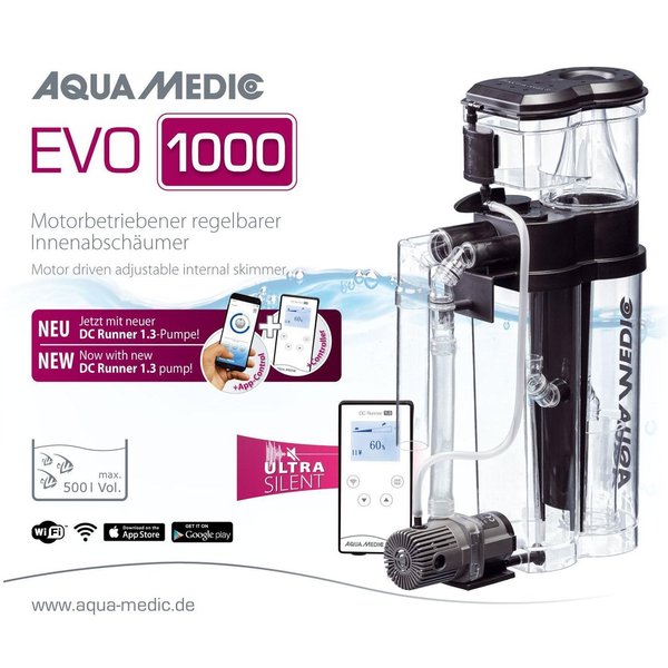 Aqua Medic EVO 1000 + DC Runner 1.3 ULTRA SILENT