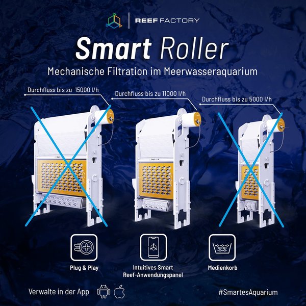 Reef Factory Smart roller M - Vliesfilter